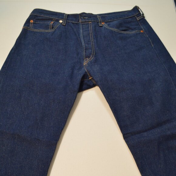 2025 Levi's 501 Selvedge 'Button Your Fly' Edition 34x34 STF [ 33x32 ] Jeans - Picture 4 of 11